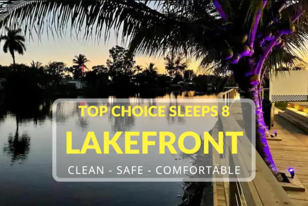 5-Star Lakefront Oasis In Hollywood-Hard Rock Casino Fort Lauderdale Buitenkant foto